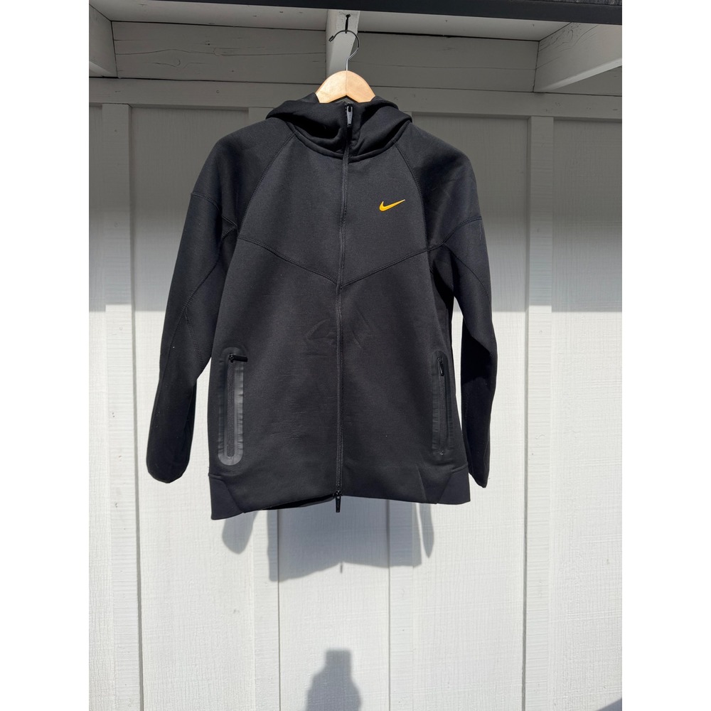 Nike NOCTA Tech Fleece Hoodie Mens Large Black University Gold FD1144-010 NWT